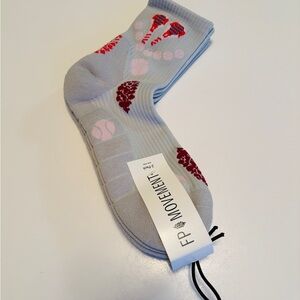FP Movement Game Set Match Socks with Red Accents